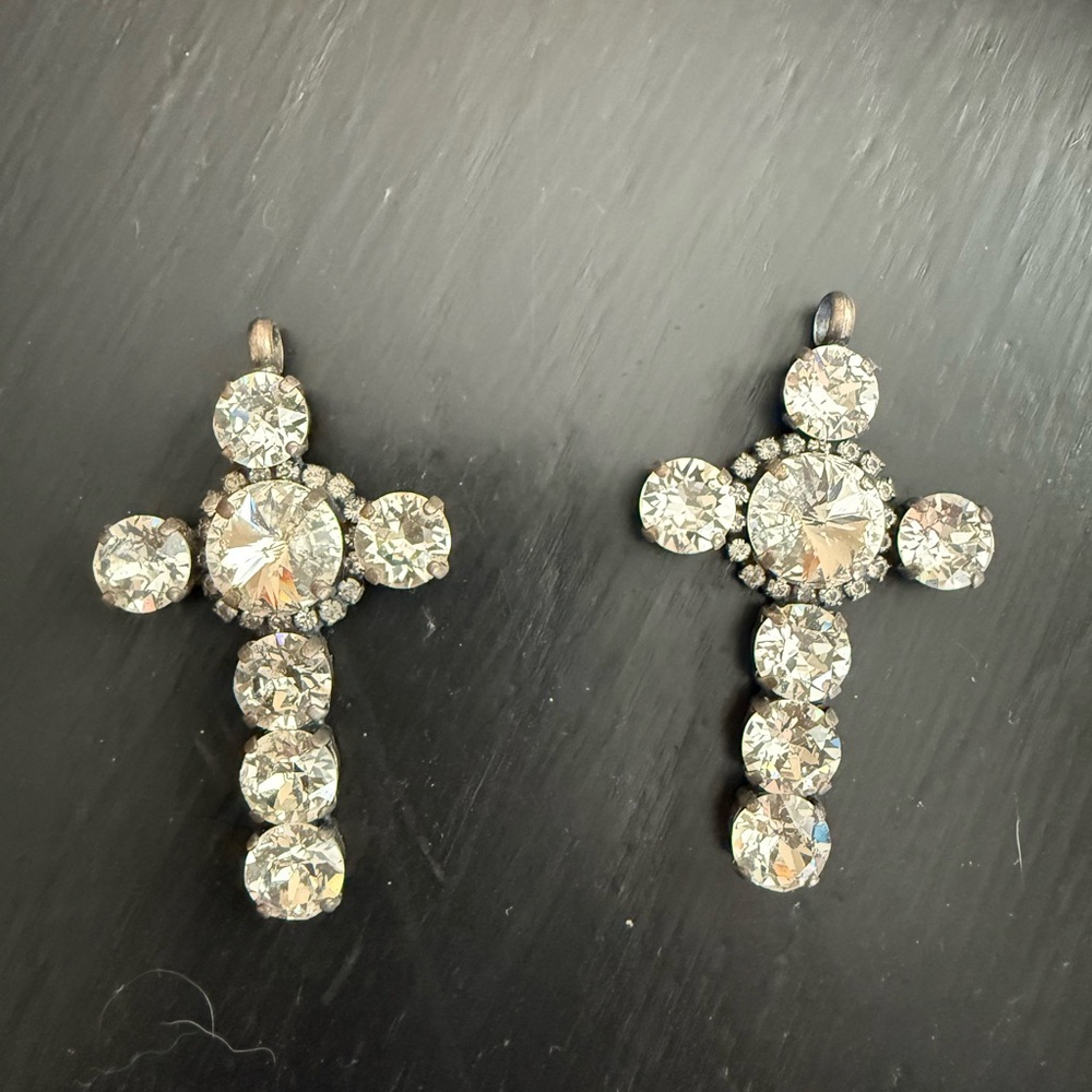 Sparkling Crystal Cross Pendants